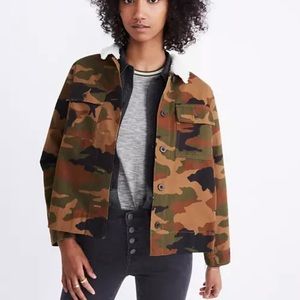 Madewell camo jacket